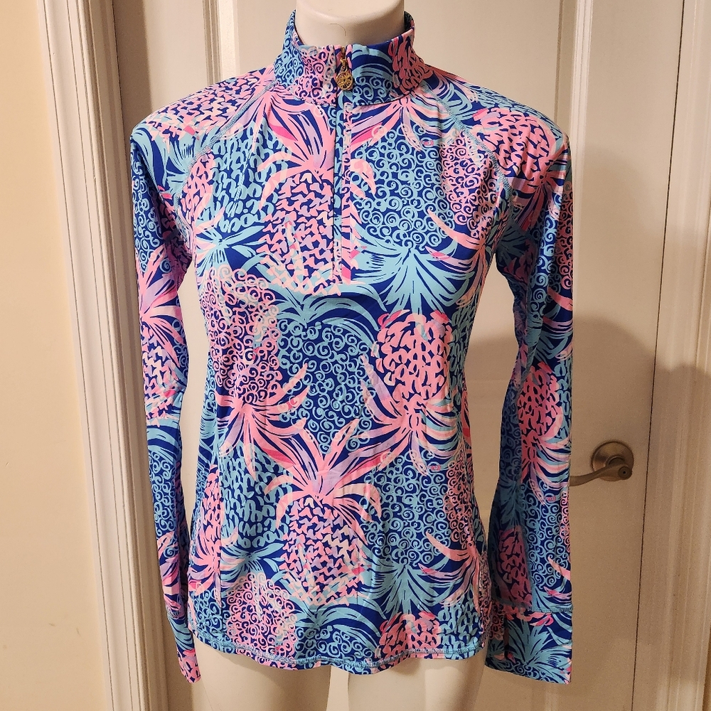 Lilly Pulitzer Luxletic Small long sleeves top
